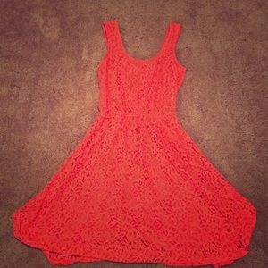 Woman’s flower print dress